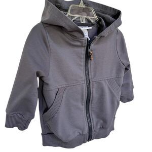 Tommy Bahama Baby Zip-Up Hoodie Jacket Grey/Gray Size 12‎ Months Unisex